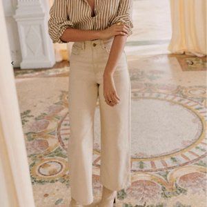 Le Crop  -Mottled Ecru